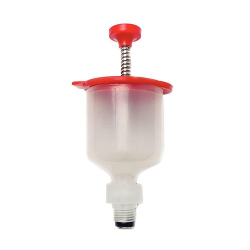 Paint Sprayer Cup Spare Parts Threaded with Spring for Daily Painting Tasks - Picture 3 of 6