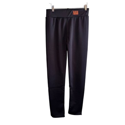 NWOT Womens Winter Thermal Warm Cozy Fleece Lined Leggings Pants Black Size 2XL
