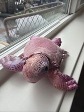 Aurora Pink Sea Turtle Shimmer 6 Plush