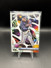 2025 Topps Cosmic Chrome ⚾️ Nacho Alvarez Jr. RC White Hole Refractor #43 Braves