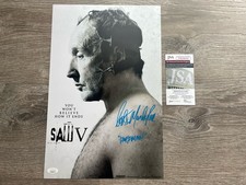 Costas Mandylor Signed Saw V 11x17 Photo JSA COA Detective Hoffman Jigsaw Horror