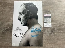 Costas Mandylor Signed Saw V 11x17 Photo JSA COA Detective Hoffman Jigsaw Horror