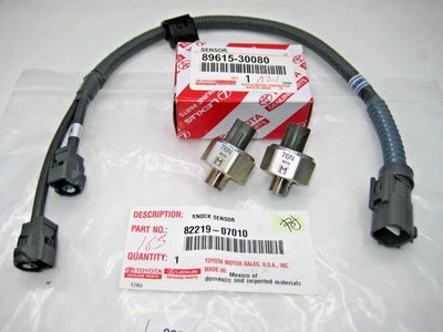 OEM Lexus GS300 GS400 GS430 LS430 SC430 Knock Sensors W OEM Harness - Bild 1 von 4