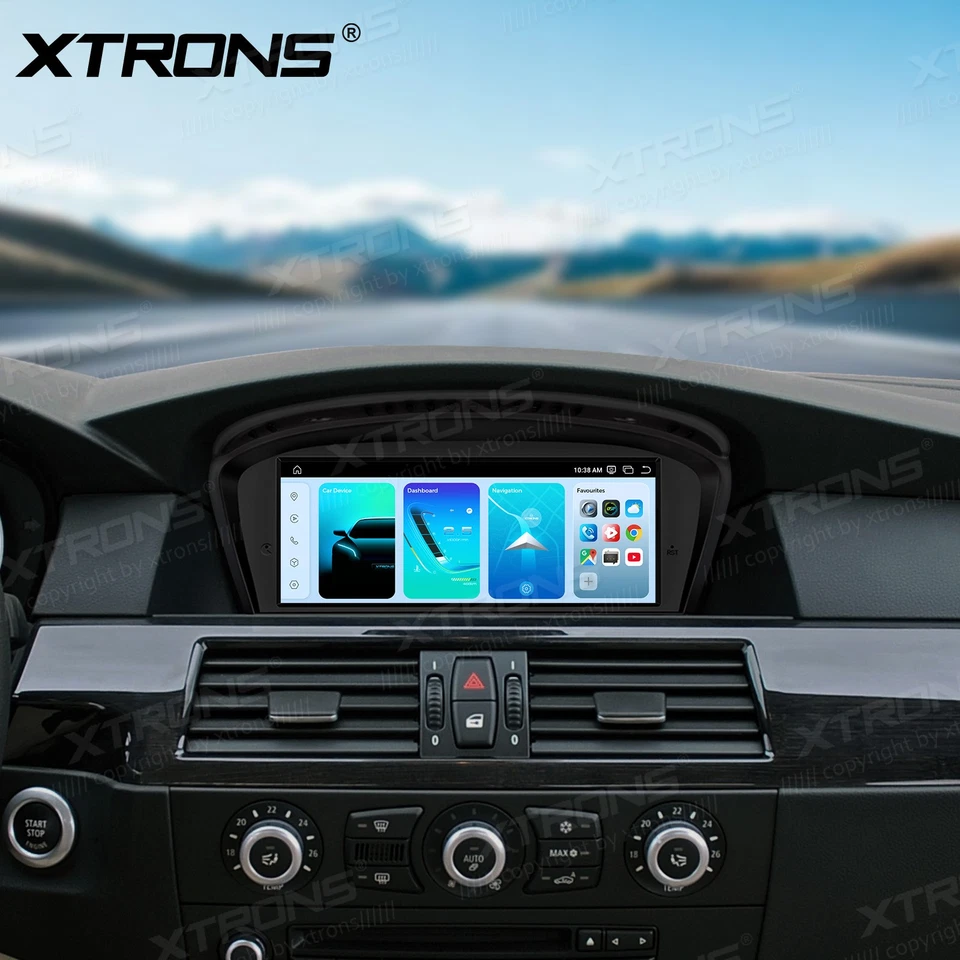 Qualcomm Android Car Stereo GPS 8+128GB Car Play For BMW E60 E61 E90 E92 E93 CCC - image 2 of 4