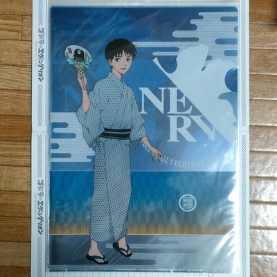 Shinji Ea-ya Limited Clear File Evangelion