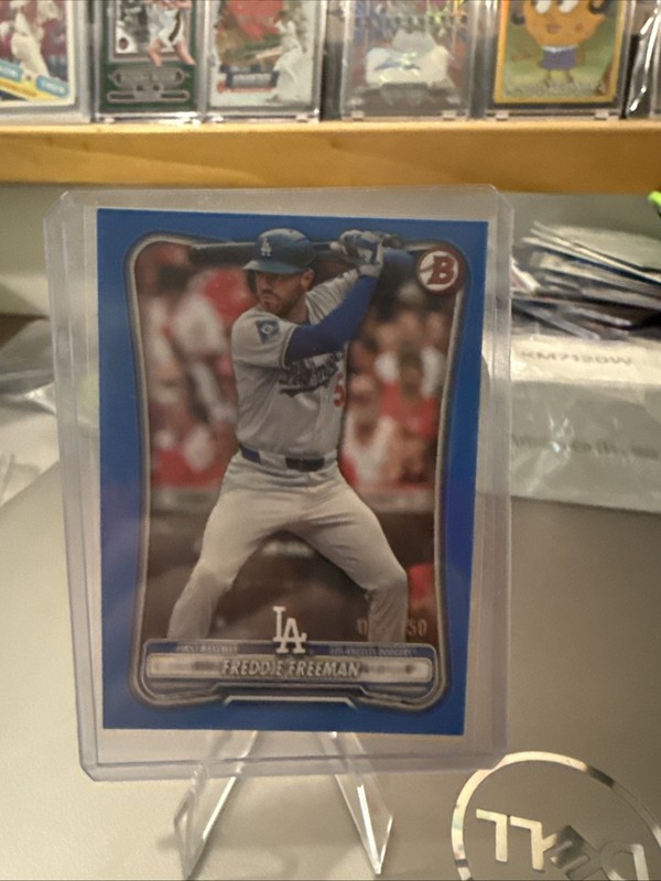 2026 Bowman Freddie Freeman Blue Border Color Match /150