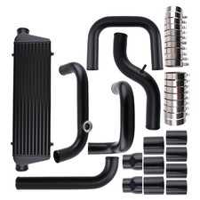 Front Intercooler Piping Flange Coupler Kit For Acura Integra 1994-2001 Black