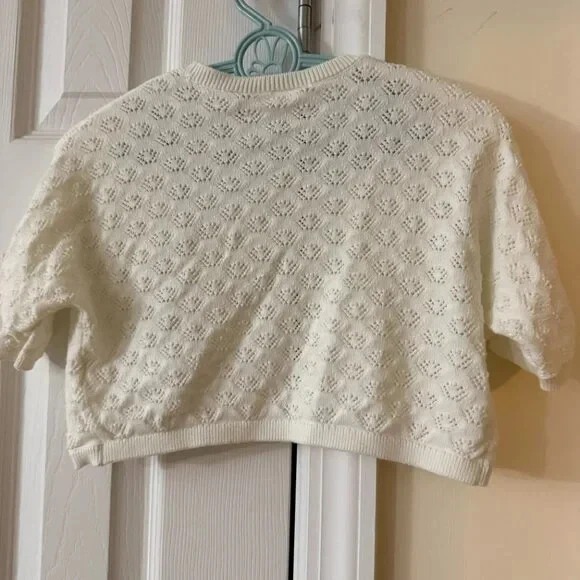 Suéter The Children’s Place Blanco Encogido de hombros (XL 14) - Preciado Foto 3 de 4
