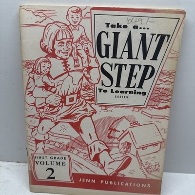Vintage 1963 unused  Take a Giant Step to Learning First Grade Volume 2
