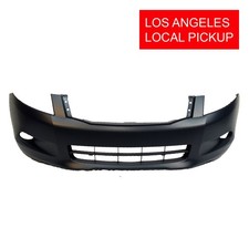 2008-2010 Honda Accord Sedan V6 Primed Front Bumper Cover Ho1000255. Ca