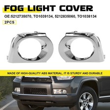 2pcs Fog Light Trim For 2010 2011 2012 2013 Toyota Camry Left Right Trim Bezel