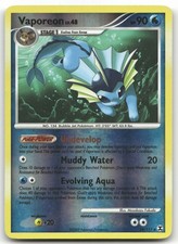 Vaporeon #34/111 (Reverse Holo) (LP) Rising Rivals RR Pokemon