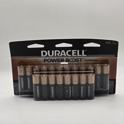 NEW Duracell Coppertop AA Batteries with Power Boost Ingredients, 20 Count Pack