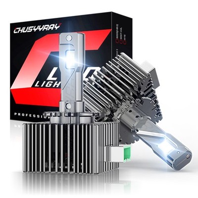 2PCS D1C/D1R/D1S 6500K White LED Headlight SET Replacement HID Xenon Light Bulbs