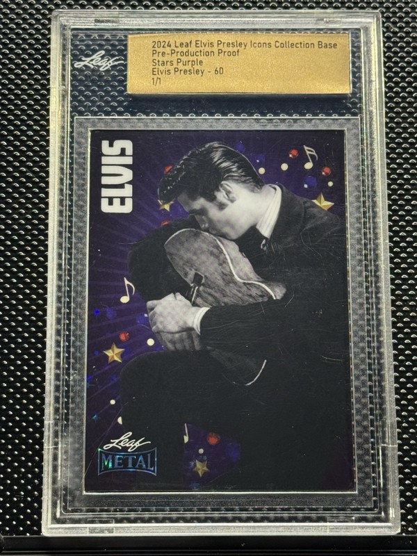 Leaf 2024 Elvis Presley Icons Stars Purple Pre-Production Proof 1/1 #60
