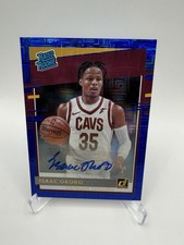 2020-21 Panini Prizm Choice Isaac Okoro Rated Rookie Blue Auto #d /49 RC 