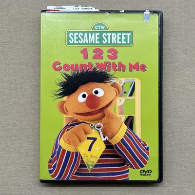 Sesame Street 123 Count with Me (DVD 1999) Ernie Counting Preschool Elmo Numbers