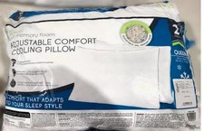 PureLUX Gel Memory Foam Adjustable Comfort Pillow Queen never use open box 2 pk