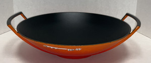 Le Creuset Cast Iron Wok | eBay