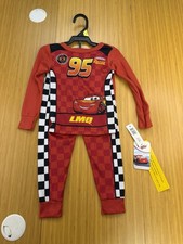 Disney Cars Lightning McQueen Pajama Set Boys Toddler Size 3T NWT