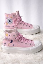 Converse Chuck Taylor All Star Platform Pink Canvas High Top Women s 6