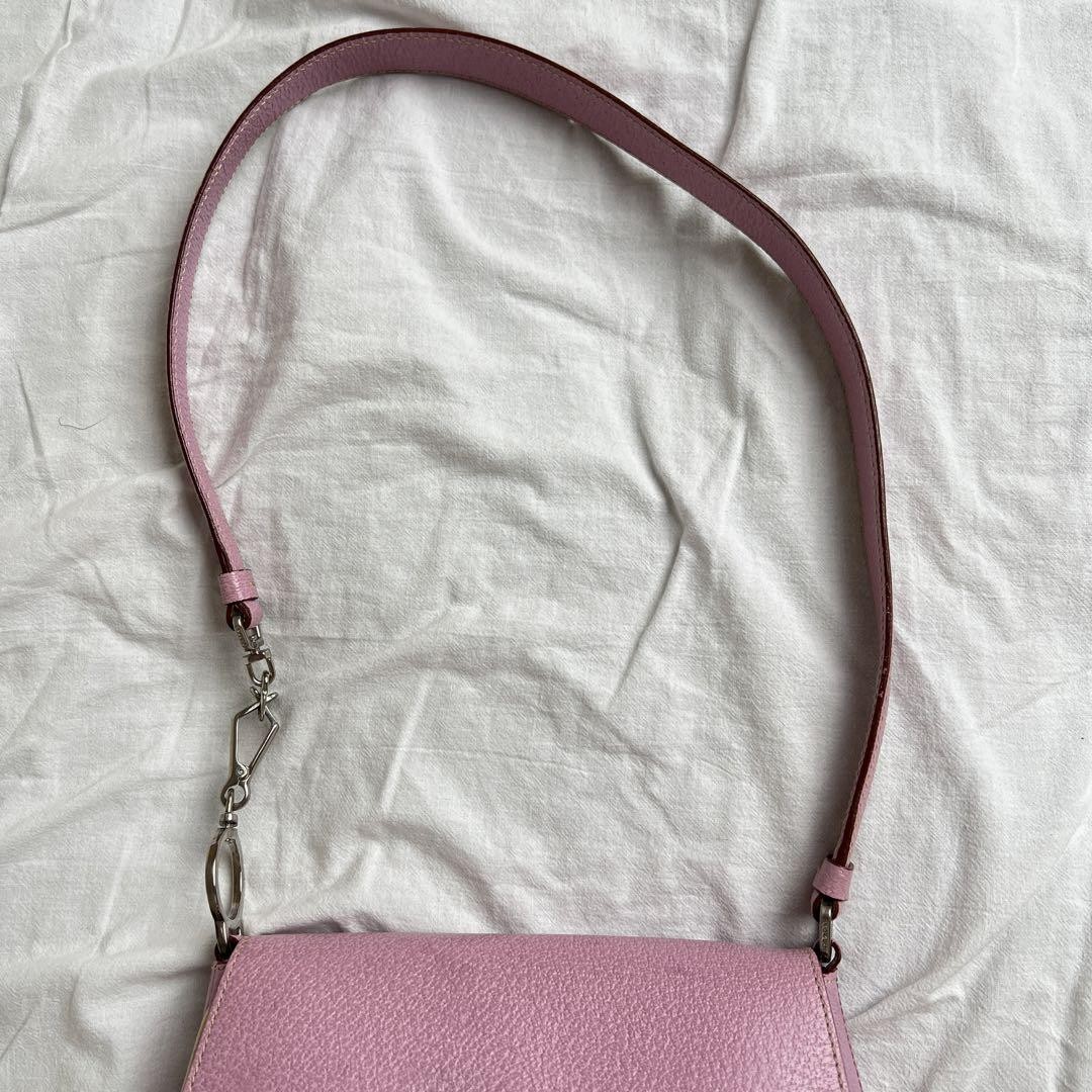 バッグ PRADA leather shoulder bag archive pink Prada Shoulder Bag Archive Pink Leather Purse Designer