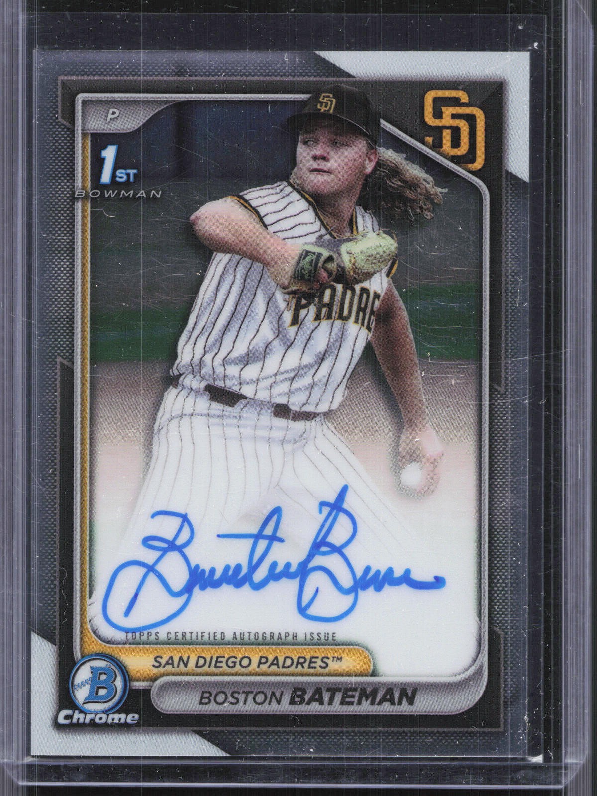 2024 Bowman Draft #CPA-BBA Boston Bateman Chrome Prospect Autographs