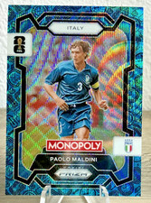2026 Panini Monopoly Prizm Fifa World Cup - Blue Wave #37 - Paolo Maldini