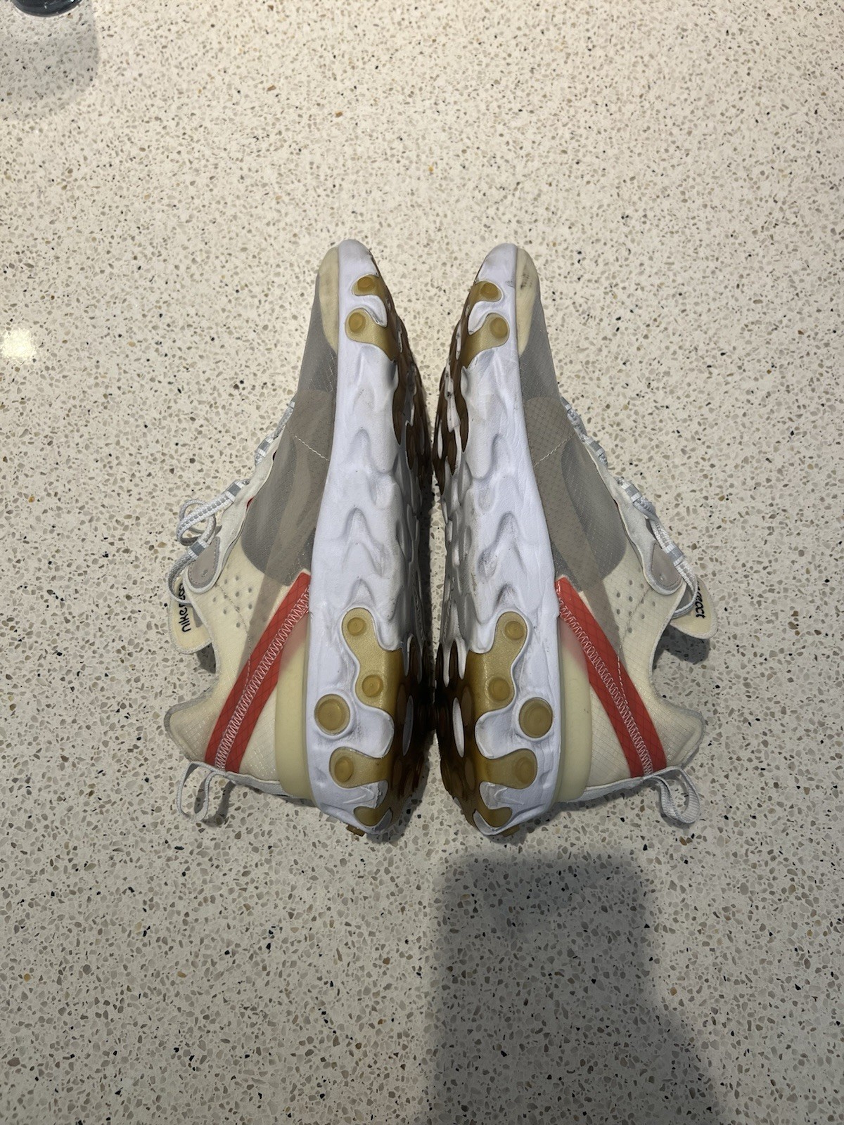 Nike React Element 87 Sail Light Bone M Size 10 A… - image 4