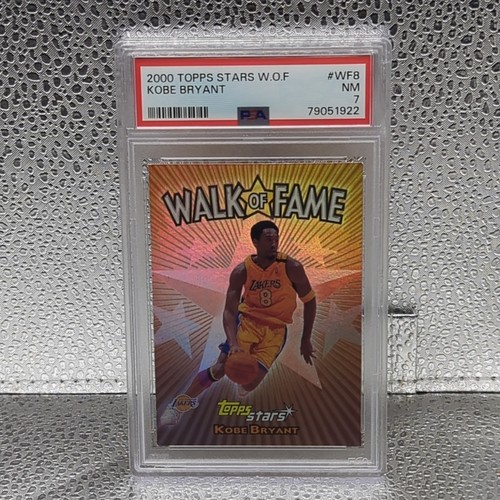 TOPPS 2000 STARS KOBE BRYANT WALK OF FAME INSERT #WF8 PSA 7 BASKETBALL