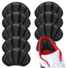 8 Pcs Shoe Heel Inserts Self Adhesive Heel Cushion Pads for Back of Heel