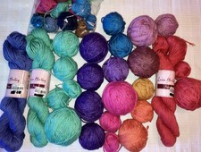 Louisa Harding Jesse 100% Cotton Yarn Lot. Discontinued.  Beautiful Colors!
