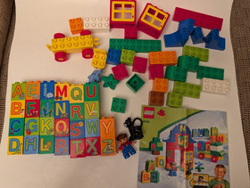 Lego Duplo 6051 Play with Letters & 10847 Number Train - Alphabet / Numbers 100%