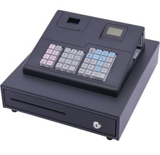 39 Keys Cash Registers with Locked Cash Drawer, 8 Digits LED Cash Register