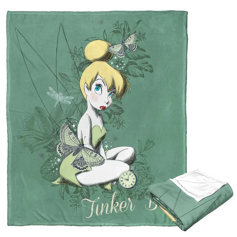 Disney Tinkerbell Forest Pixie Cozy Fleece Blanket