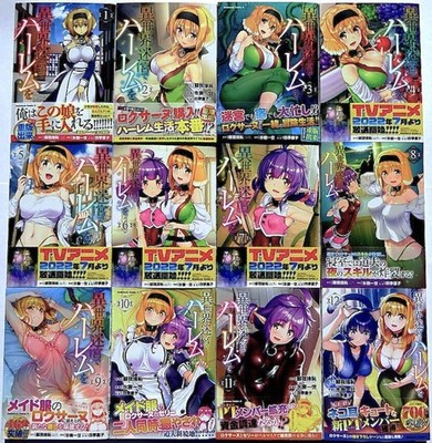 Harem im Labyrinth einer anderen Welt Band 1-12 Neuestes komplettes Set Manga...