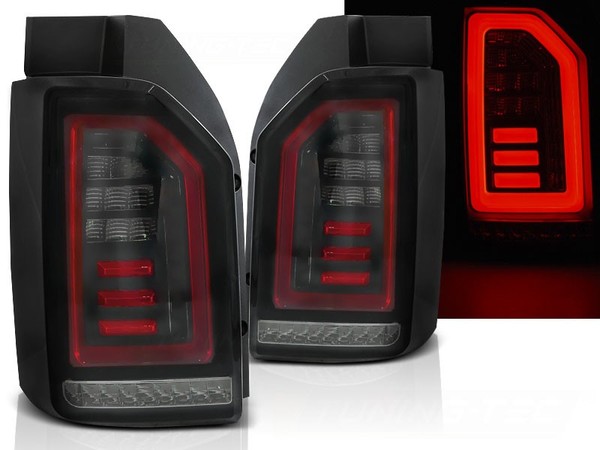 LED Lightbar RüCkleuchten FüR VW T6 Bj. 2015-2019 Smoke FüR Heckklappe R.L.-image