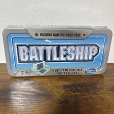 Hasbro Gaming Road Trip Series BATTLESHIP - Portable Case Travel Game New/Sealed
