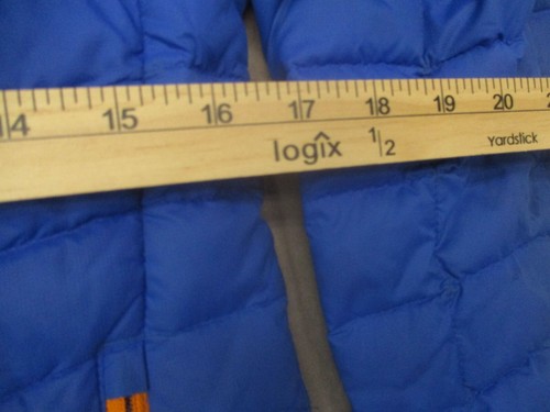 MOUNTAIN HARDWEAR Size M Boys Blue 100% Nylon Down Feather Puffer Jacket 453 - Picture 3 of 8