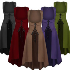 Medieval Renaissance Dress Gown Celtic Cosplay Robe Maiden Wench Costume