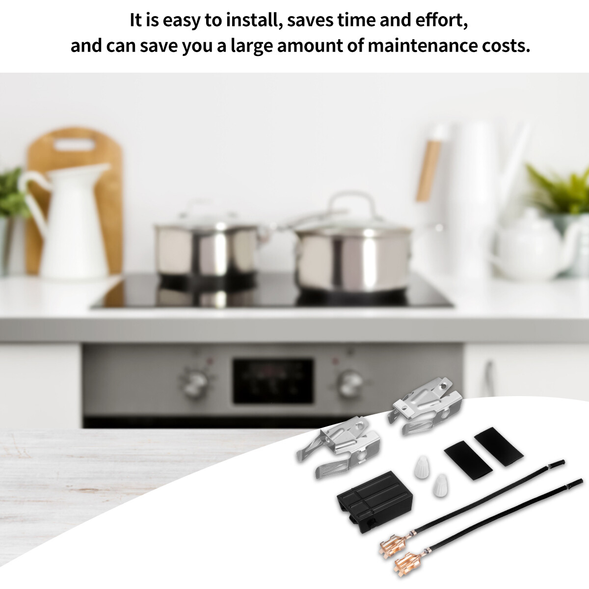 4 Pack 330031 Electric Stove Range Burner Receptacle Kit For Whirlpool