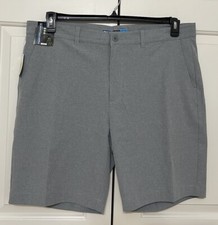 NWT Roundtree Yorke Performance sz 40 black white golf Shorts Men's