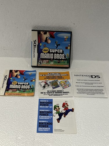 New Super Mario Bros. (Nintendo DS, 2006) CIB Complete w/Manual + Inserts  - Picture 12 of 14