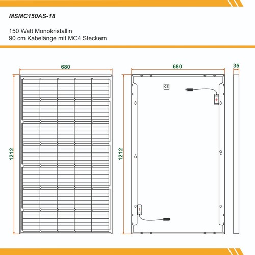 Wohnmobil Solaranlage Komplettset 300Watt 12V Victron MPPT 100/20 Bluetooth weiß - Bild 3 von 22