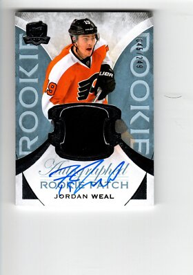 2015-16 The Cup Jordan Weal rookie #045/249 Auto Jersey
