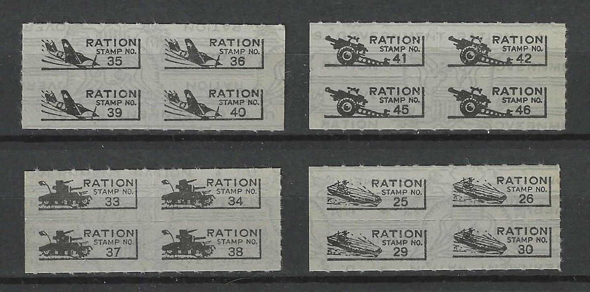 Ww2 Us Ration Stamps