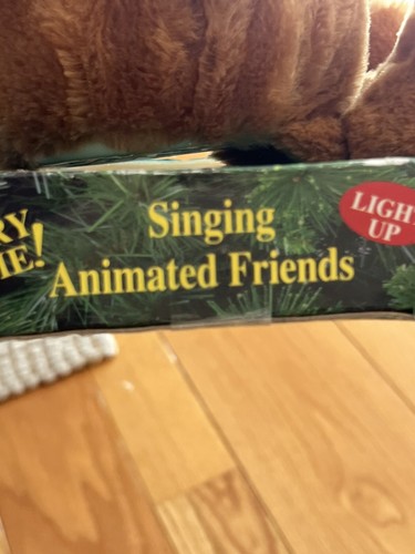 RARO-Dan Dee Peluche Canto Animato Amico Cane Natale-NOS NUOVO CON ETICHETTE-LEGGI - Foto 7 di 10