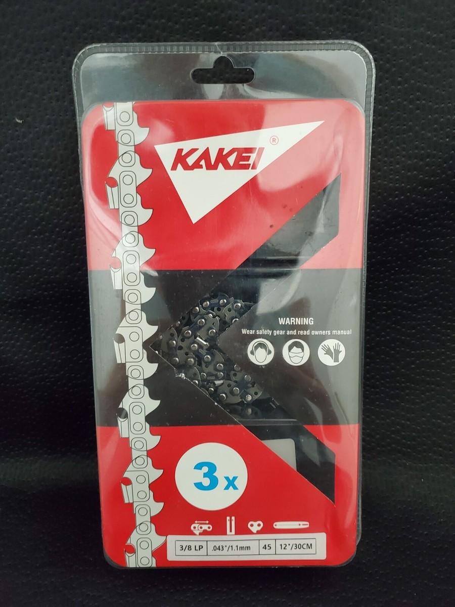 ＫＪ 3個分 KAKEI 12 Inch Chainsaw Chain 3 Pack .0.43