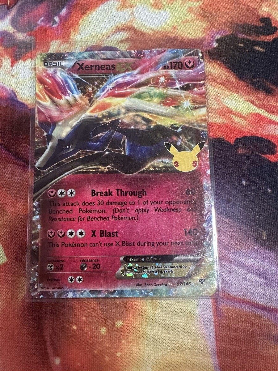 Pokemon Celebrations 25th Anniversary Xerneas EX Classic 97/146 | eBay