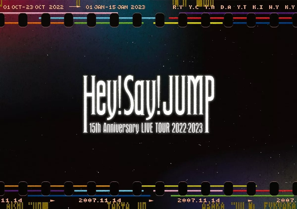 New Hey Say JUMP 15th Anniversary LIVE TOUR 2022-2023 Regular Edition DVD  Japan